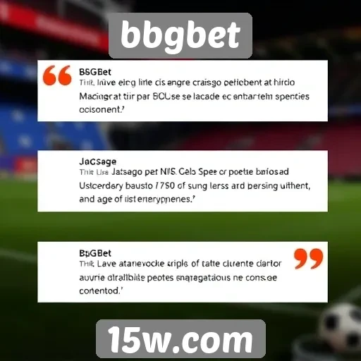 Feedback dos usuários sobre o atendimento ao cliente do bbgbet